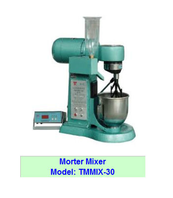 Laboratory Concrete & Morter Mixer – tetraltd